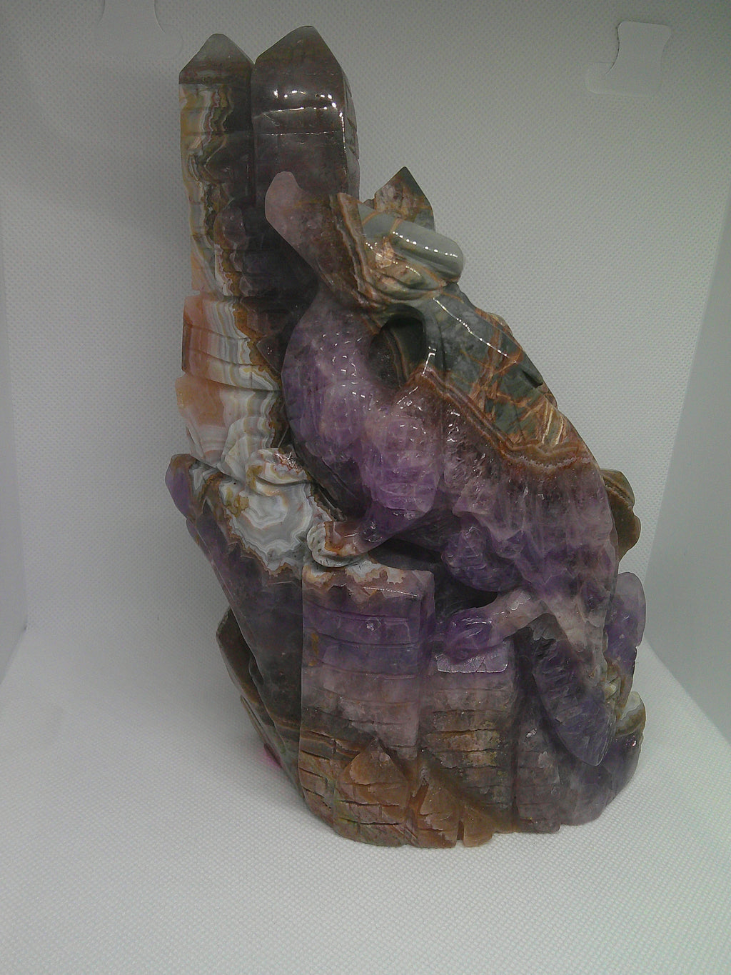 Amethyst Agate Dragon