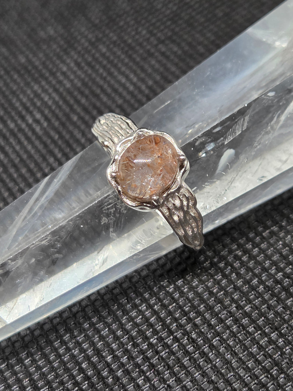 Silver Rutile Ring