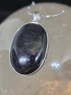 Oval Rainbow Obsidian Pendant