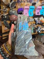 Purple Flash Labradorite Dragon