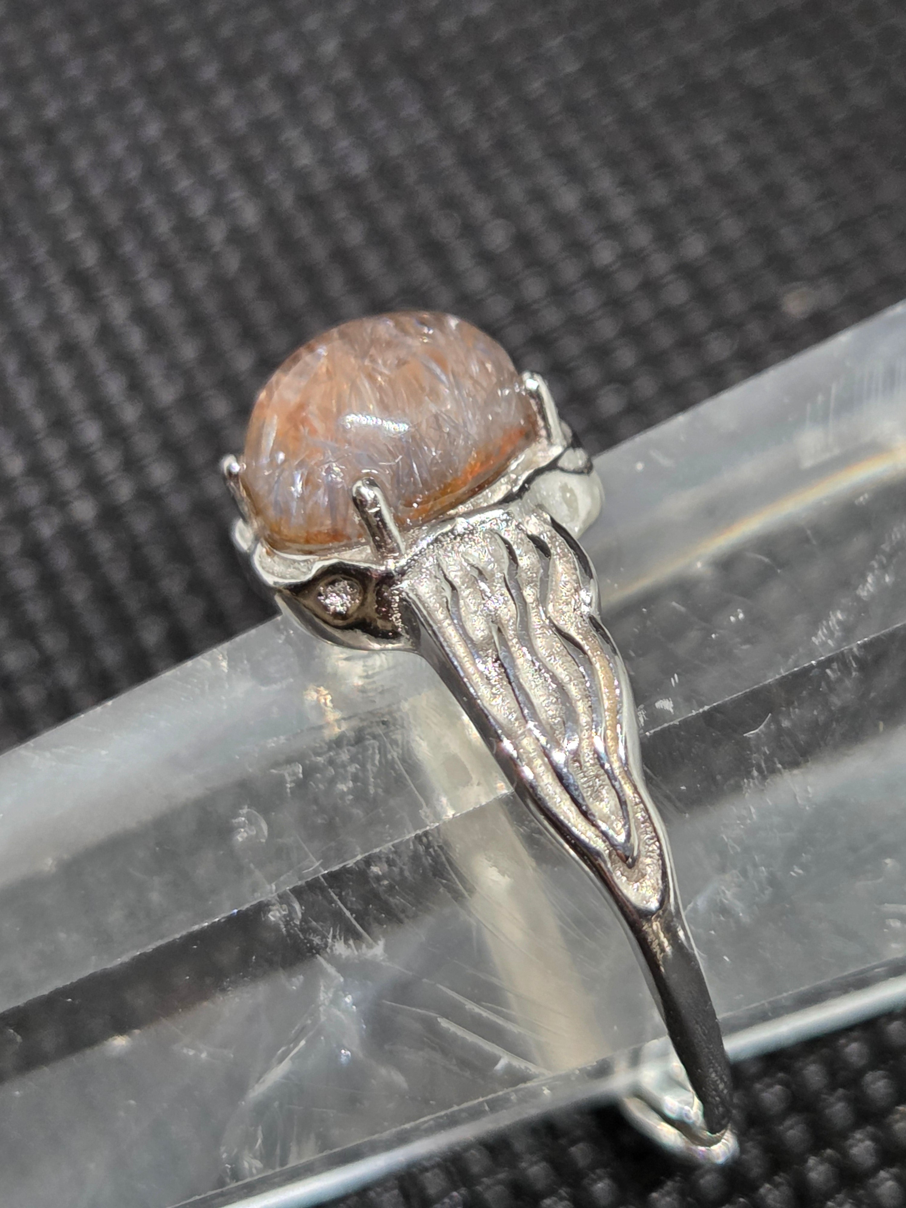Silver Rutile Ring
