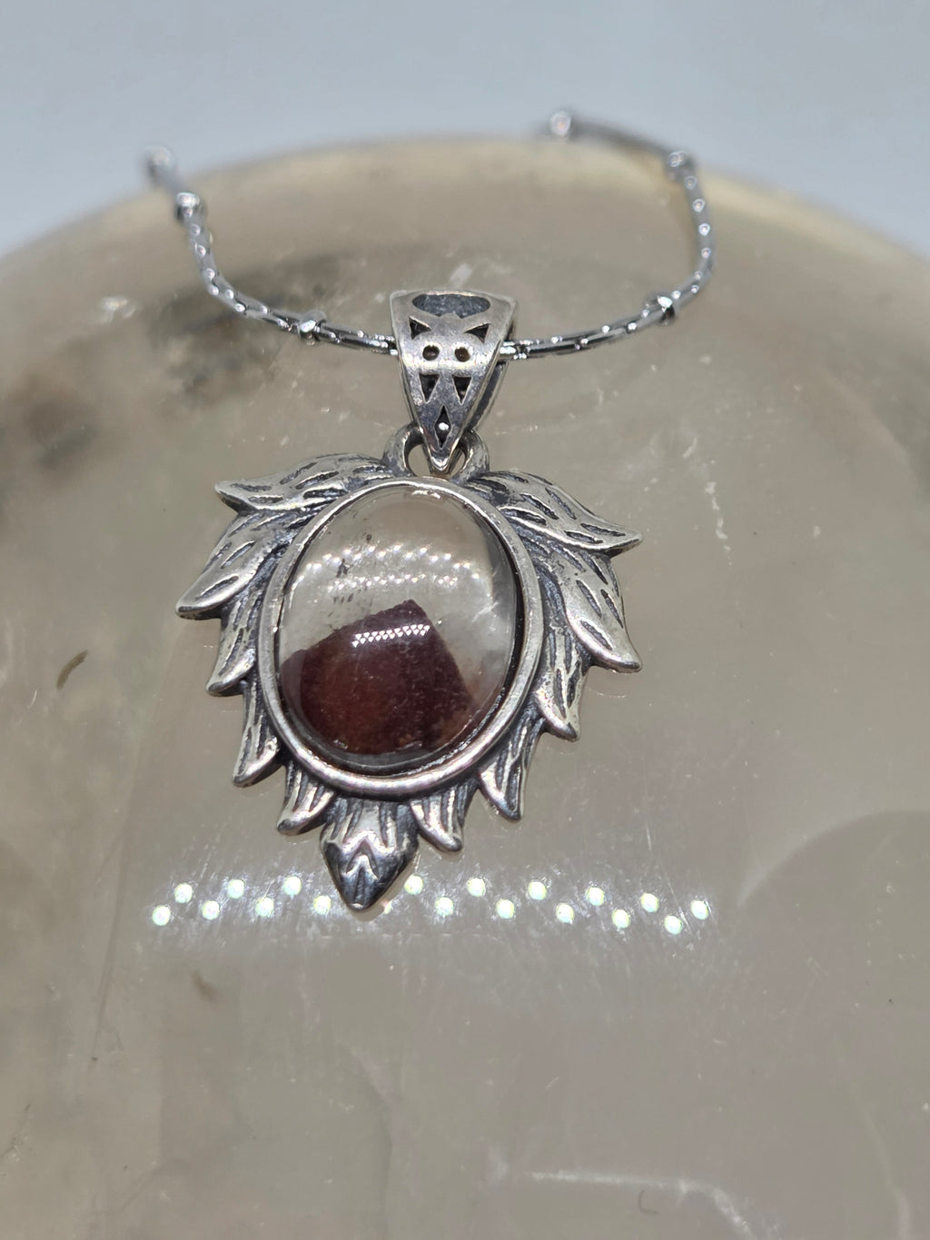 Red Phantom Quartz Pendant