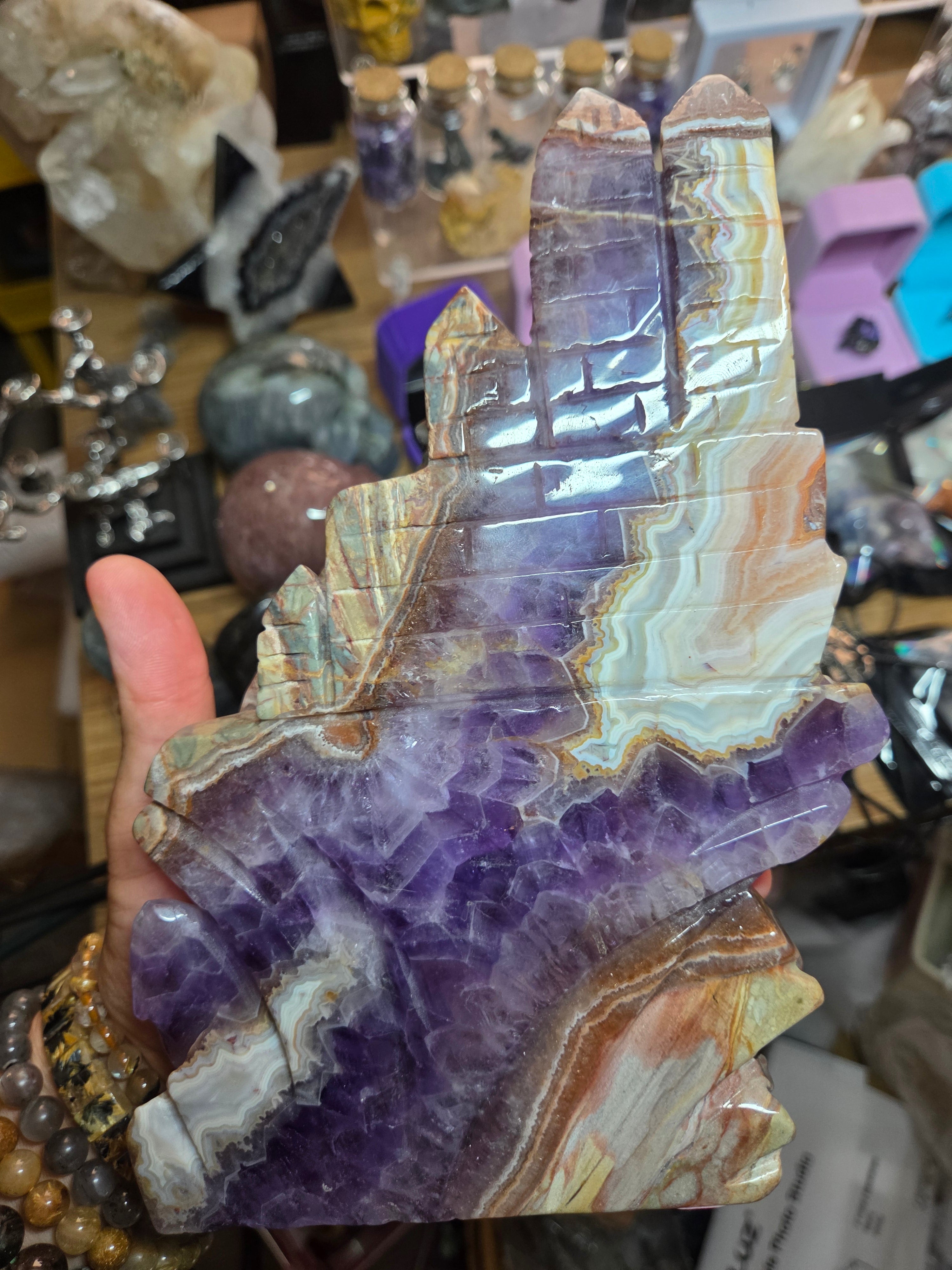 Amethyst Agate Dragon